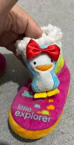 Pantufa Infantil Little Explorer Pink - Foto 3