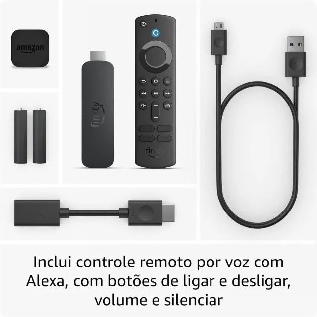 Fire Tv Stick 4K Com Alexa e comandos de TV - Foto 4
