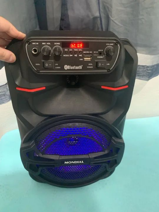 Caixa de Som Mondial Connect Party CM-200 Bluetooth 200W RMS - Foto 4