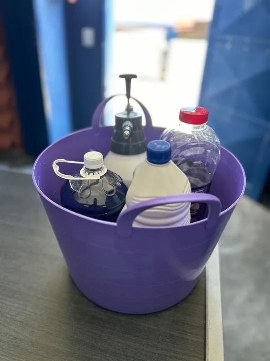 Cesto Balde Multiuso Flexível Com Alça 15l Empilhável - Foto 2