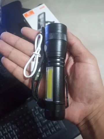 Lanterna Super LED Potente Militar Recarregável (Garantia) - Foto 3