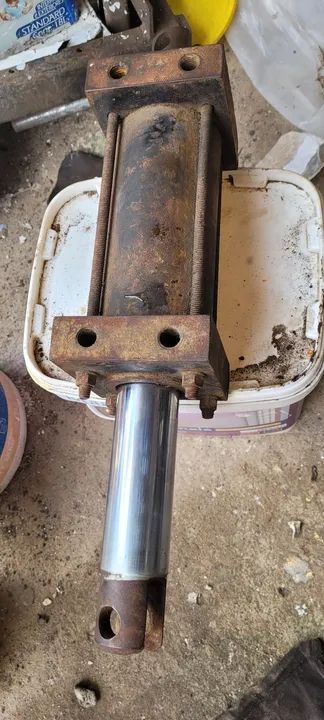 Vende um idraulico do giro da empilhadeira 