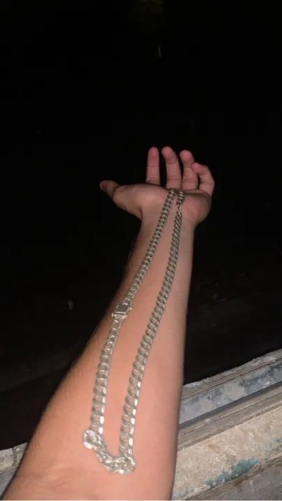 Corrente de pra 9MM 70CM com atacador caixão incluso  - Foto 4