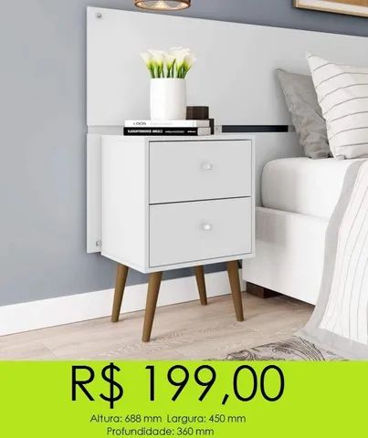 Mesa de cabeceira para quarto 