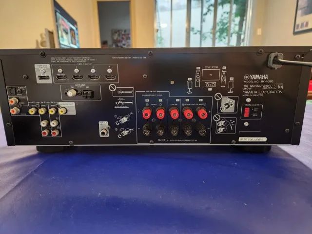 Yamaha Receiver AV 5.1 Canais 4k 500w Dolby Vision Excelência Em Som - Foto 2