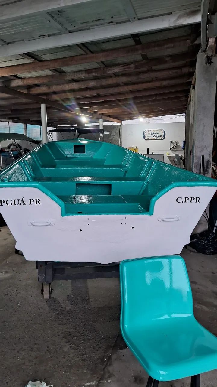 Voadeira fibra borda alta 40hp yamaha  - Foto 8