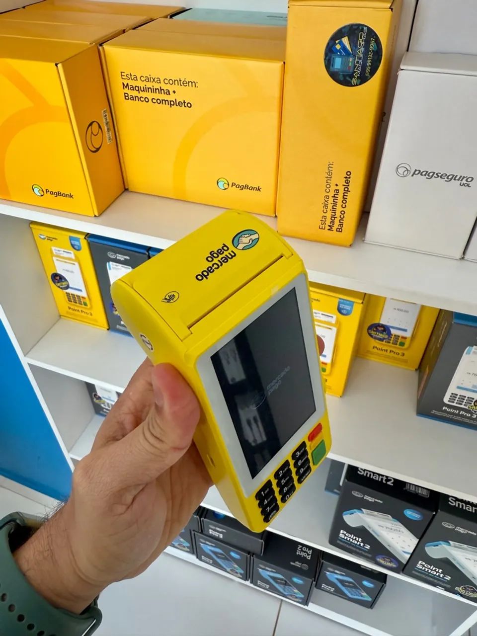Point Pro 3 - Máquina de Cartão Mercado Pago - Foto 4