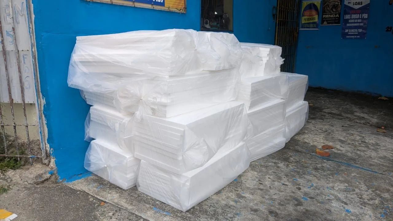 05 metros Isopor EPS 50mm(5cm) anti-chamas - Foto 5