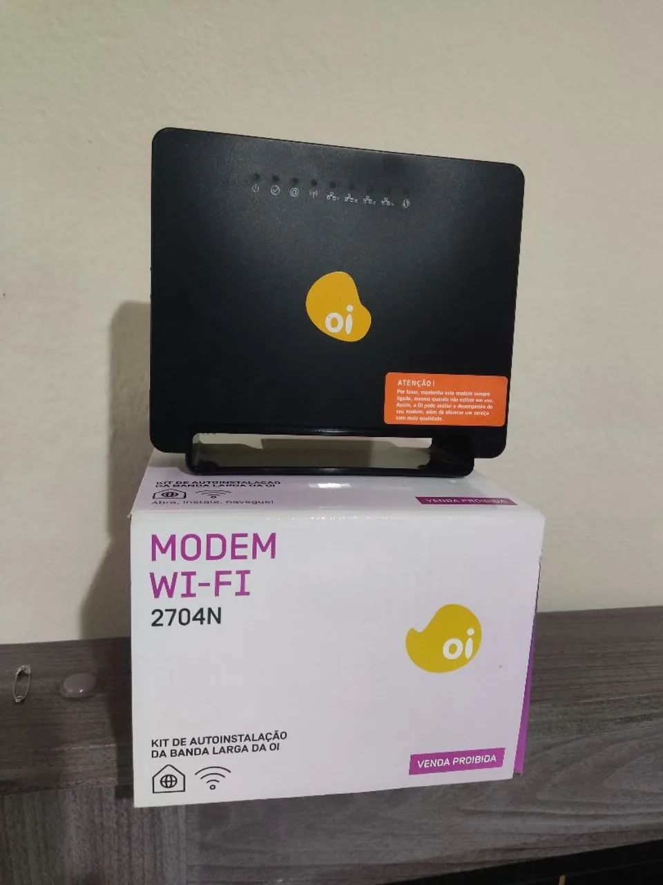 Modem Roteador Wi-Fi 2704N - Oi Banda Larga - Foto 2
