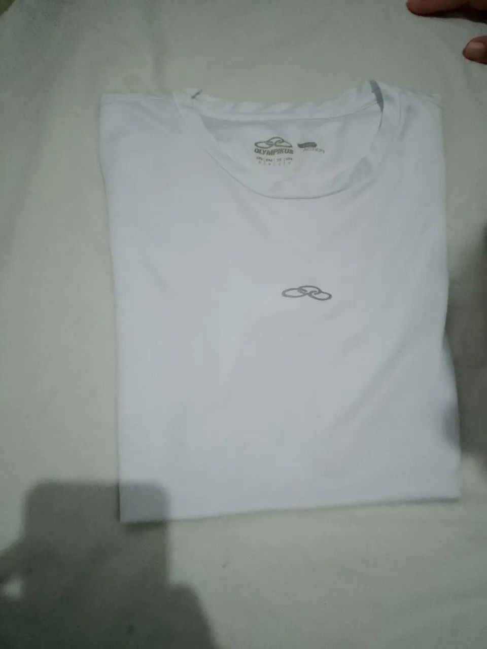 Camiseta Olympikus branca - tamanho M - Foto 2