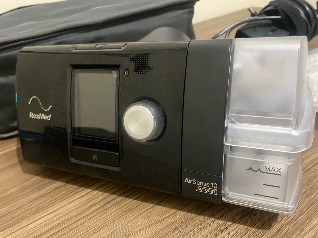 CPAP Resmed Airsense 10 automático + traqueia nova brinde  - Foto 5