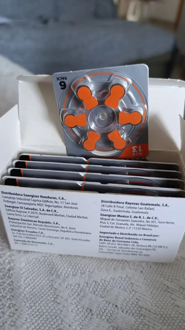 pilha auditiva Rayovac 