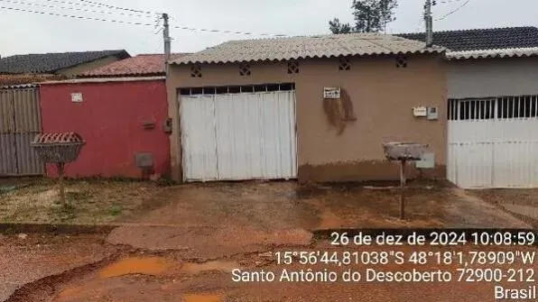 Leilão - SANTO ANTONIO DO DESCOBERTO/GO - CASA