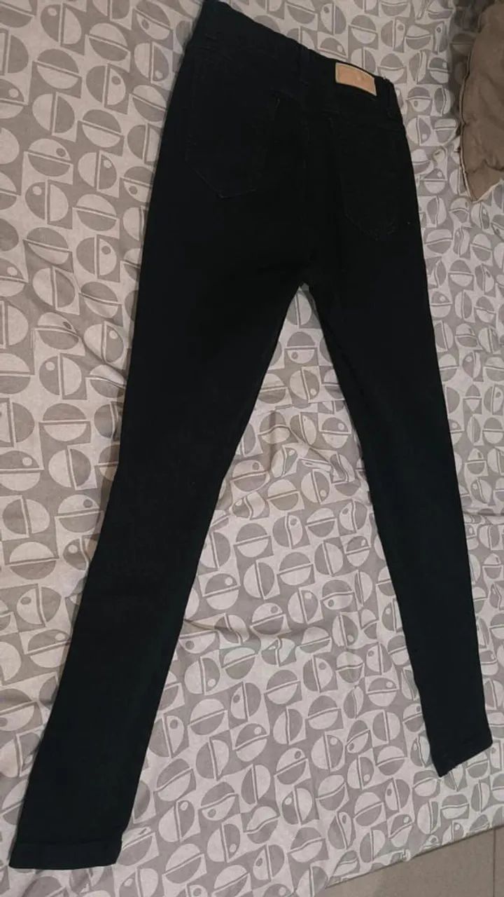 Calça Jeans Skinny  tam 38 - Foto 3