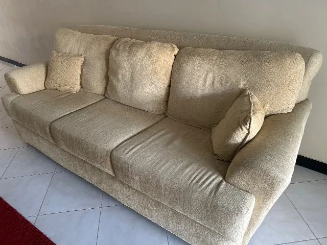Jogo de dois sofá Marfim em ótimas condições e qualidade