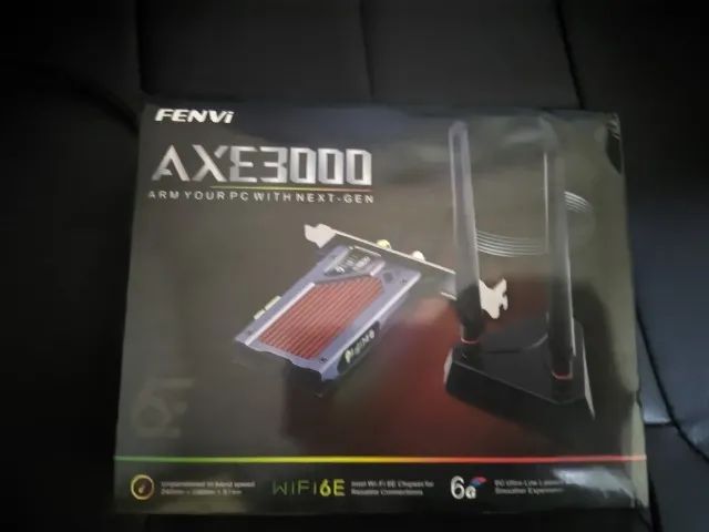 Placa de rede Wi-fi e Bluetooth  com RGB