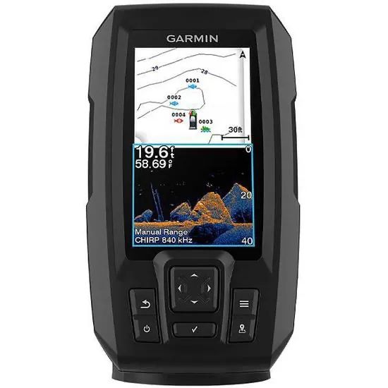 GPS Garmin Striker Vivid 4CV + Transductor GT20 - Lacrado na caixa 
