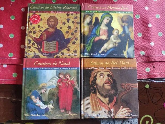 Cds Celestial Sound - Walter Weiszflog Canticos e Salmos 4 Cds Com Livretos - Foto 4