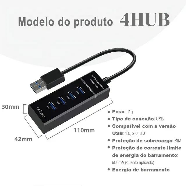 HUB USB 3.0 - Foto 4