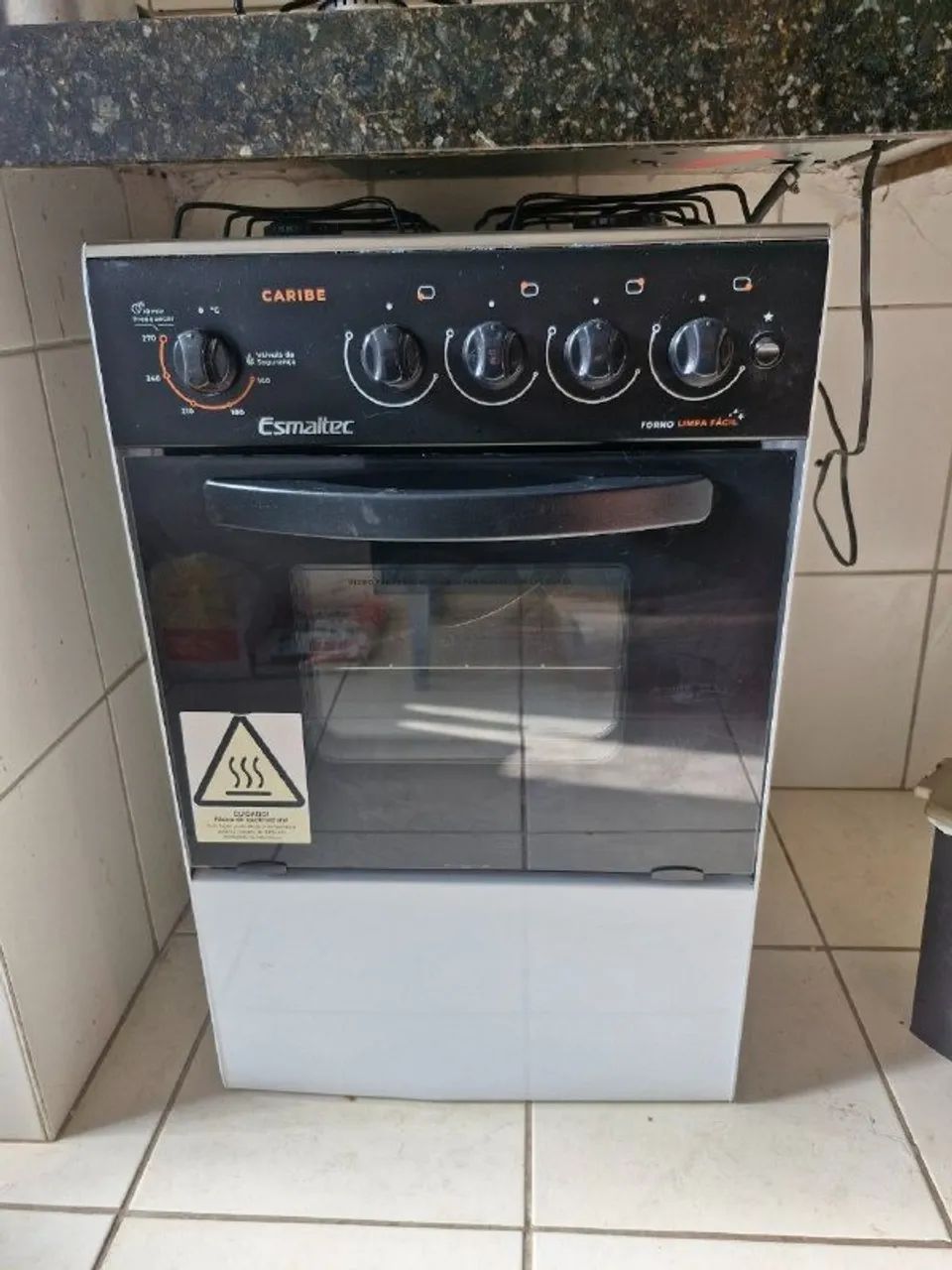 Fogão 4 Bocas Esmaltec Caribe Acendimento Automático Inox Bivolt - Foto 2