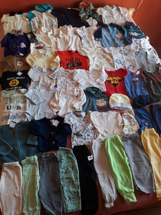 Lote bebê menino pmg tamanho pequeno pra bebê 0 a 3 mês  - Foto 5