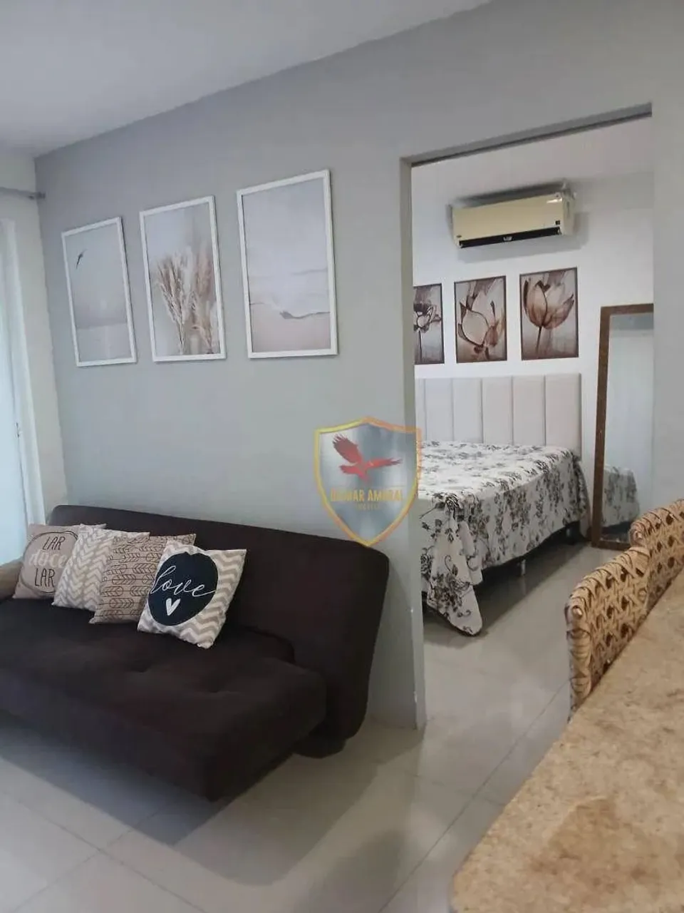Flat com 1 dormitório para alugar, 38 m² por R$ 2.100,00 - Ponta Negra - Natal/RN