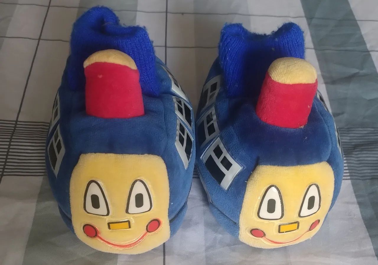 Pantufa infantil trem - Foto 2