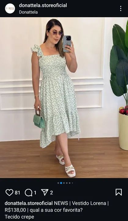 Belíssimo vestido Donattela