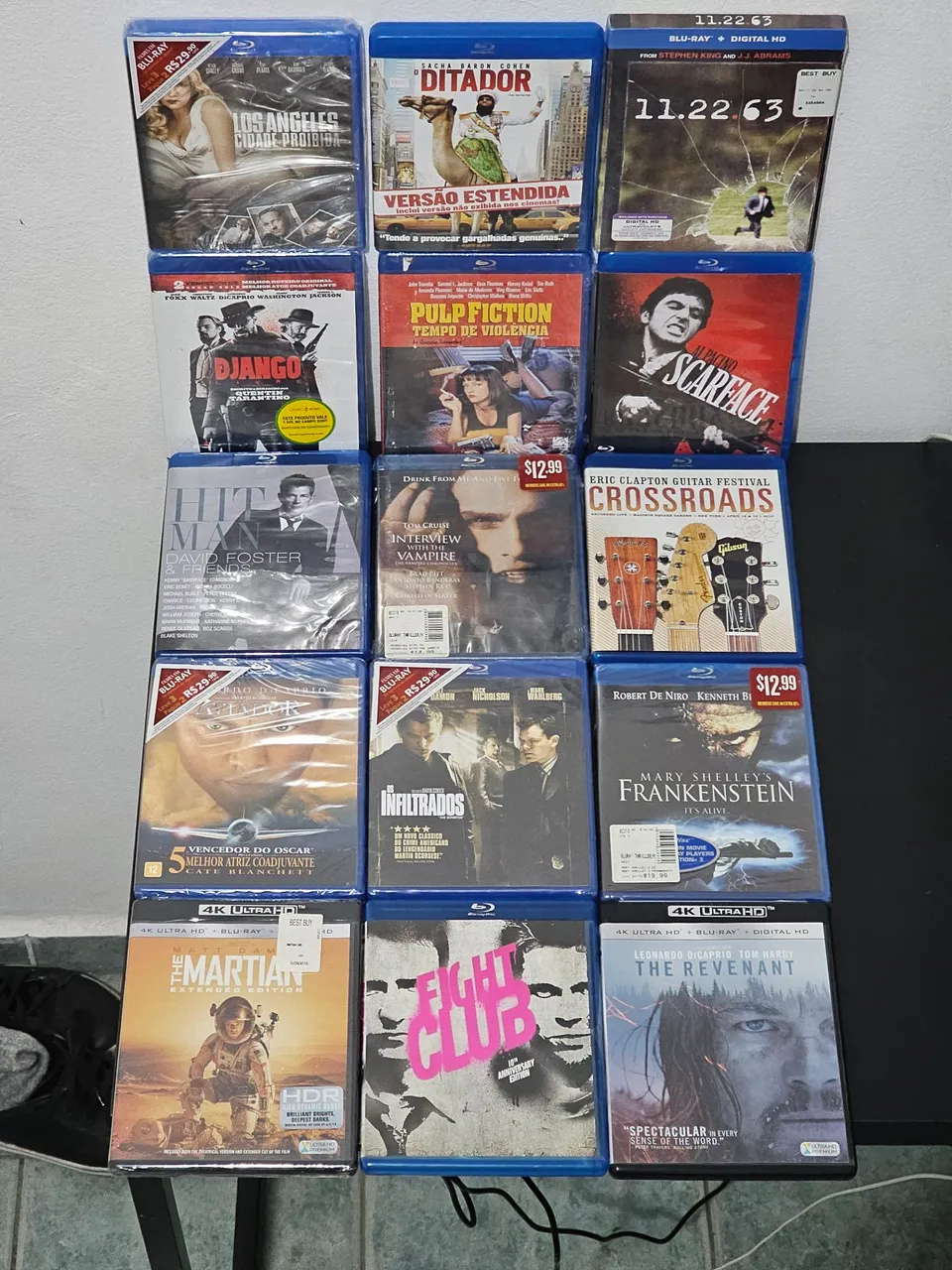 Coleção de Blu Ray - Filmes e Shows