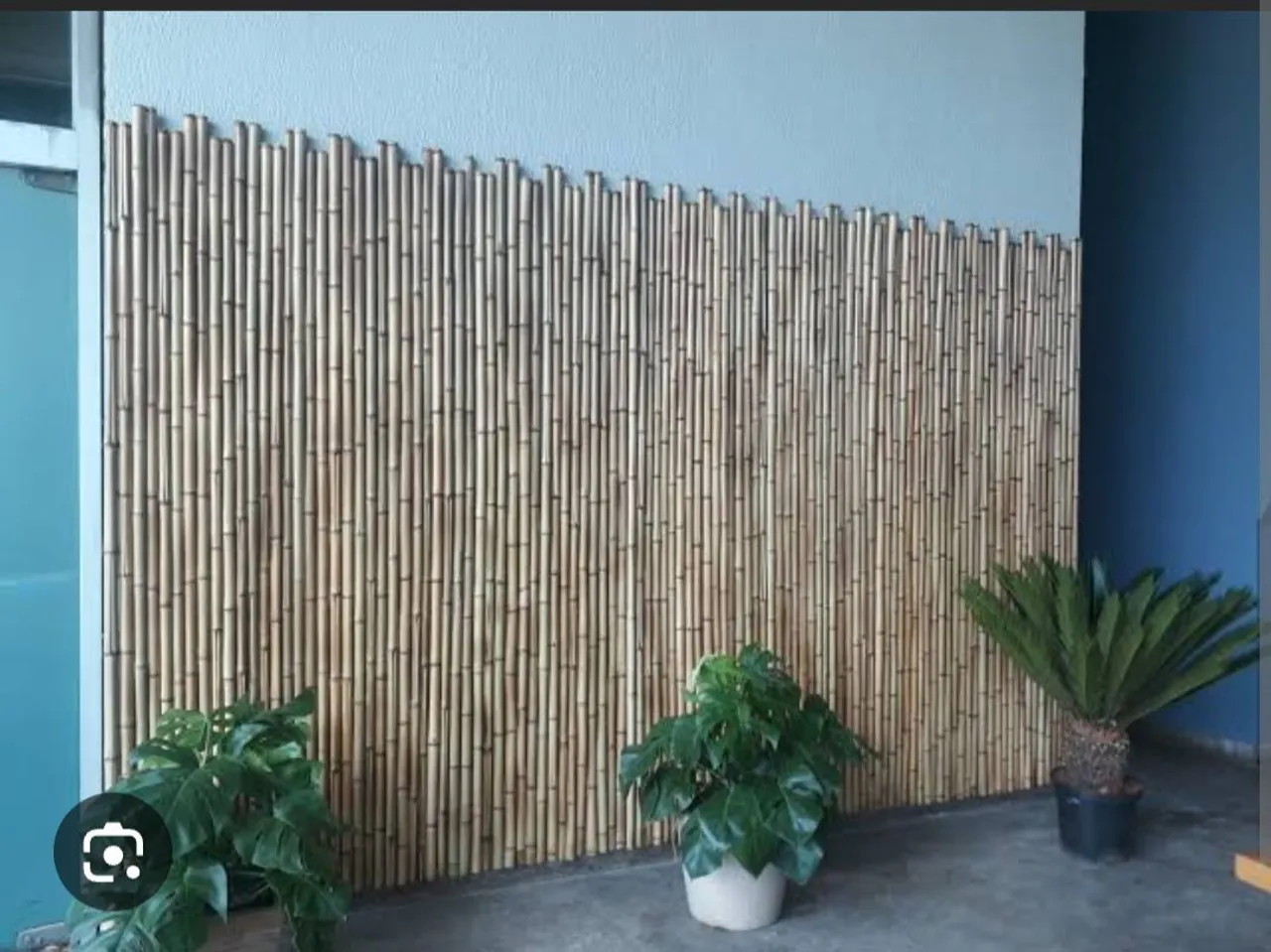 Painel de Bambu escurecido