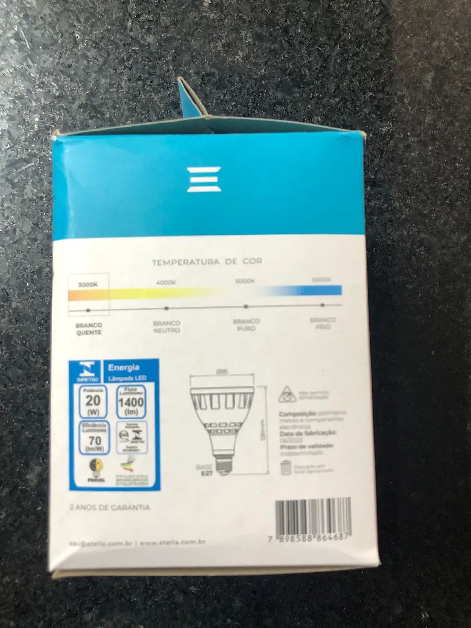 Lâmpada LED STELLA - Par30 Cdmr Evo 20w 3000k 32° 1400lm - Foto 4