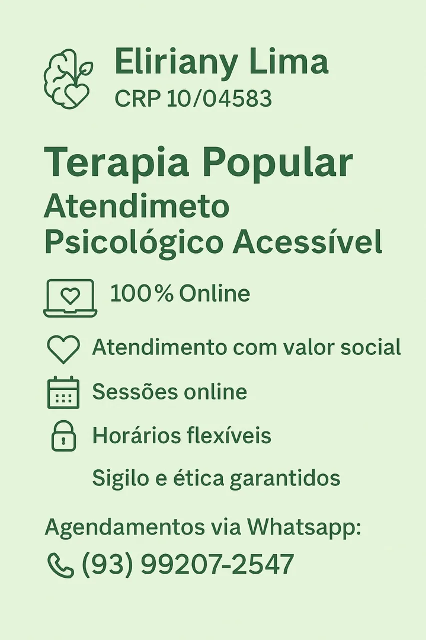 Terapia Online com Valor Social
