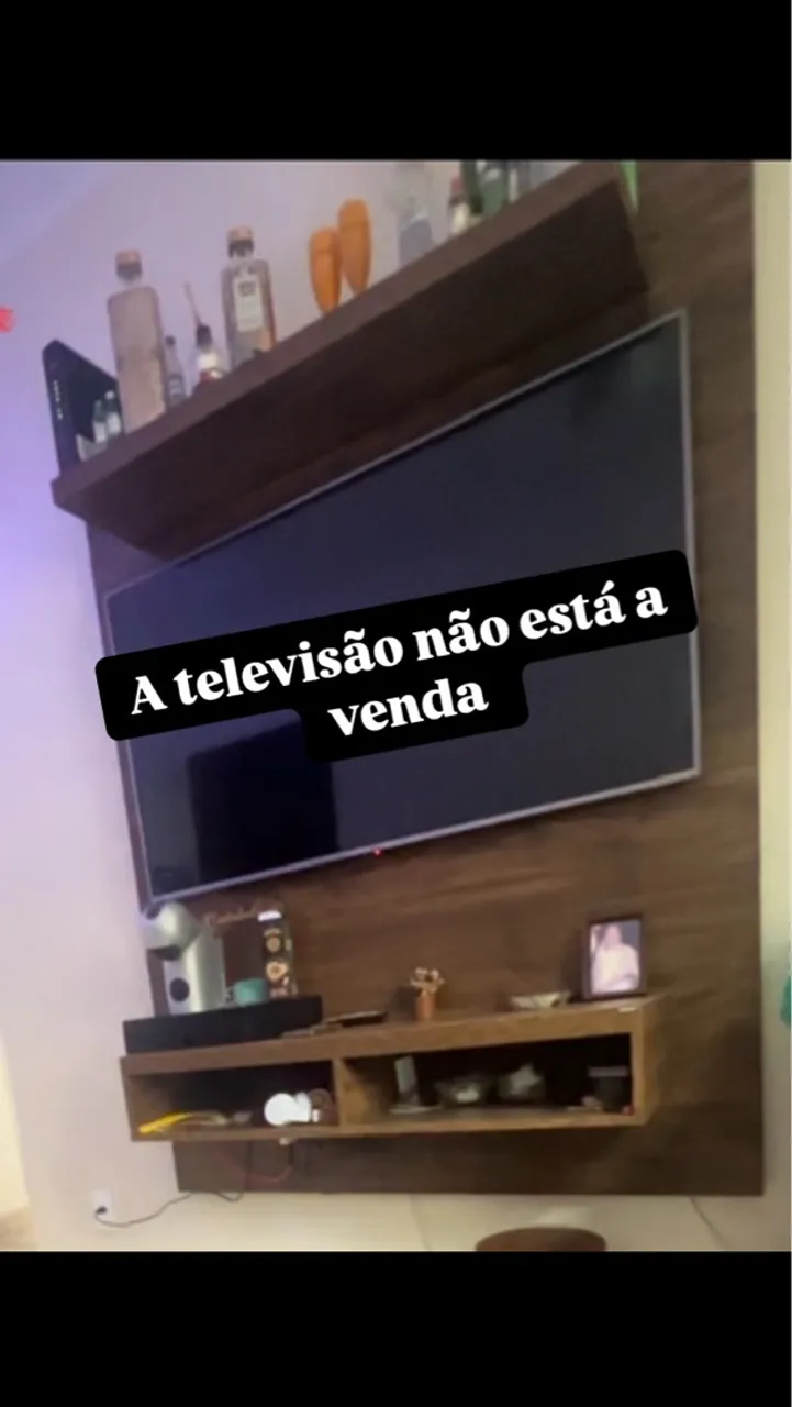 Rack com painel e prateleiras - Lindo e funcional!