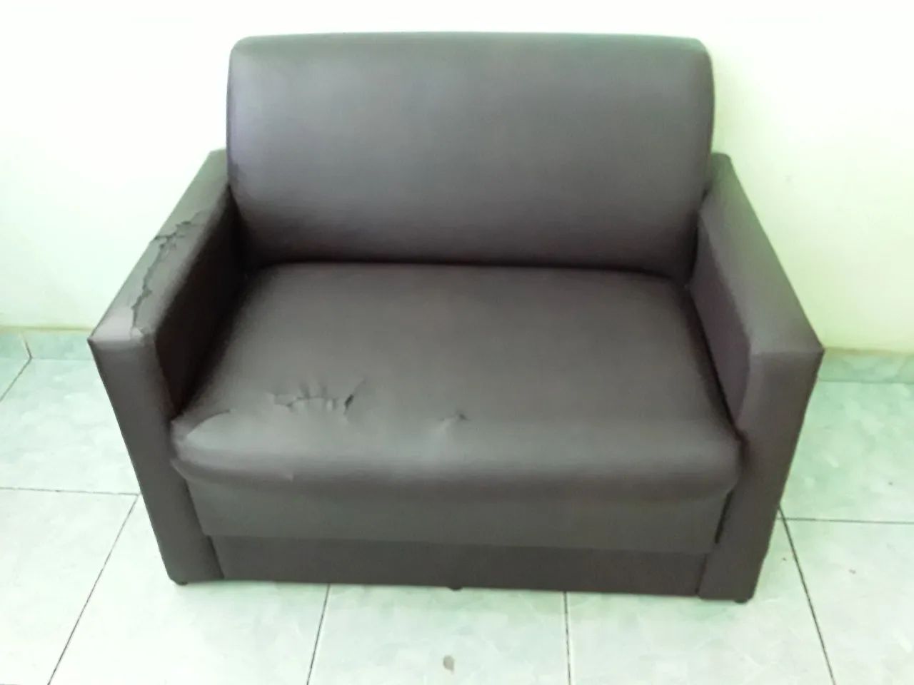 Two-seat armchair to free up space.