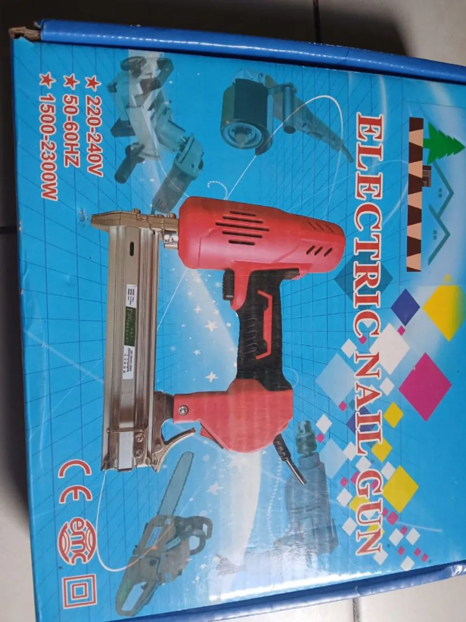 Pistola de pregos elétrica 1500-2300W