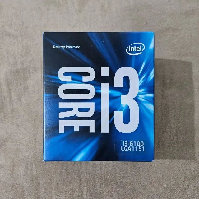 Processador CPU Intel Core i3 6100 completo LGA 1151 6ª geração DDR4 c/ cooler original - Foto 3