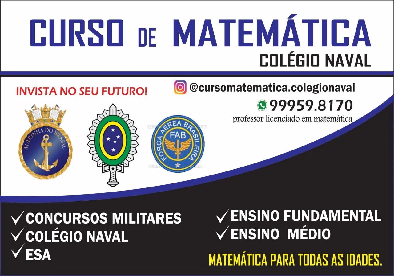 Curso  de Matemática On-line presencial