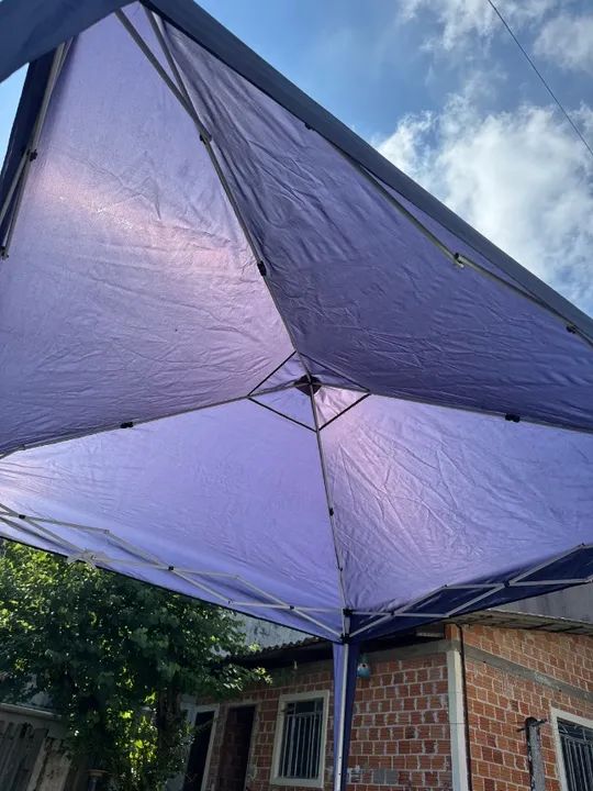 Barraca/tenda sanfonada em aço galvanizado - Foto 2