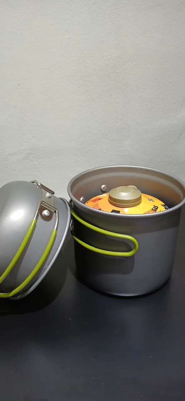 Fogareiro NTK apolo + Panelas portateis. - Foto 4