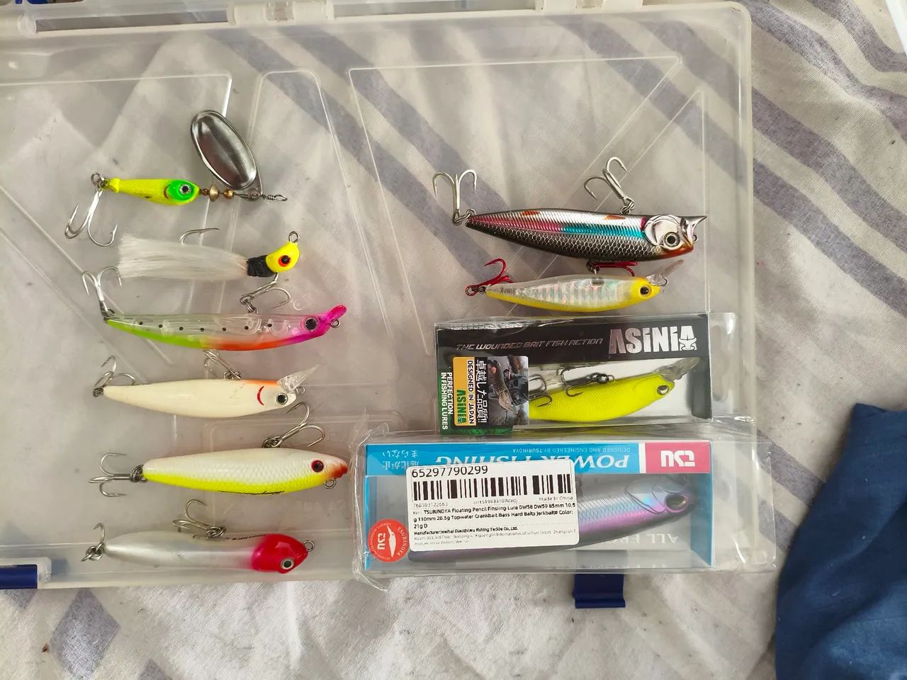 Iscas de pesca para camping