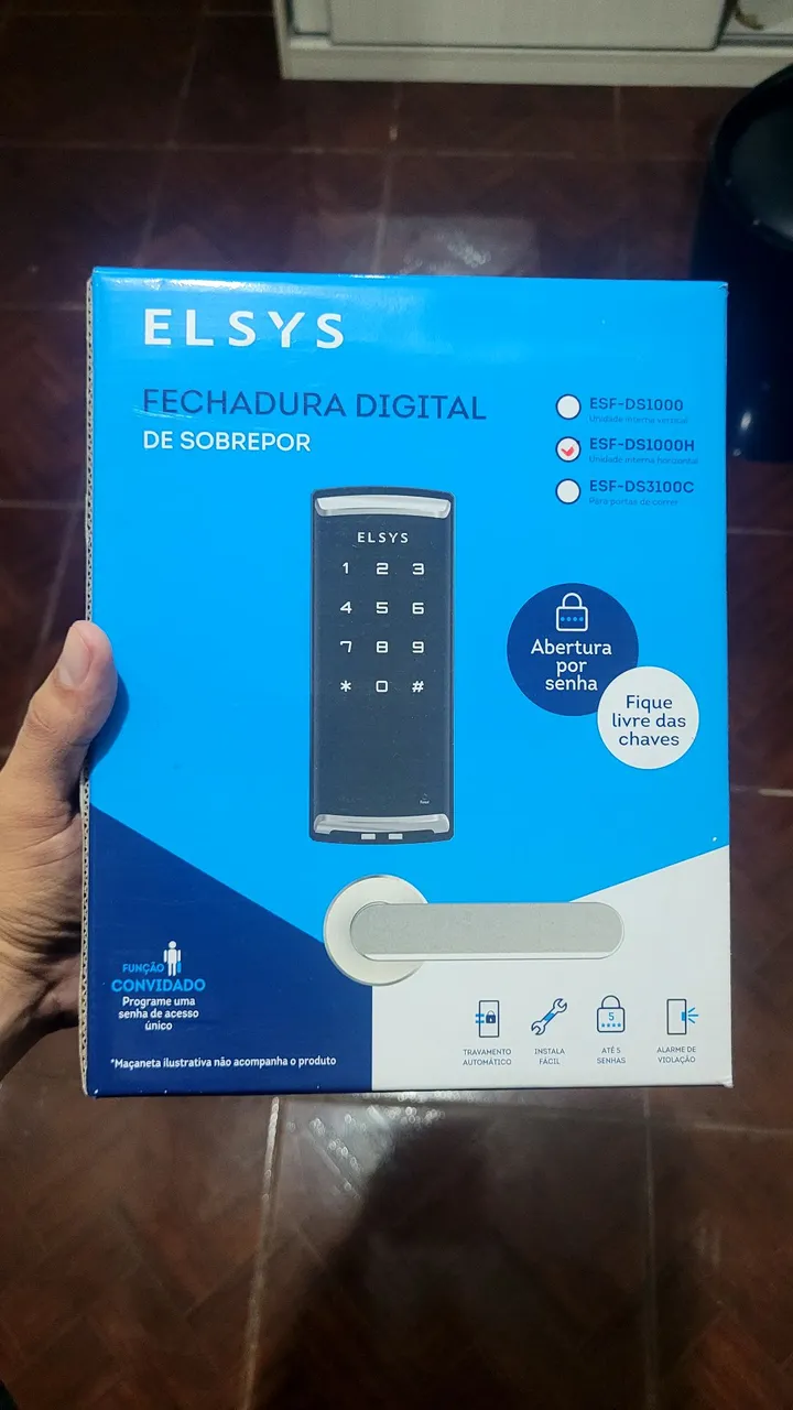 Fechadura Digital de Sobrepor ELSYS