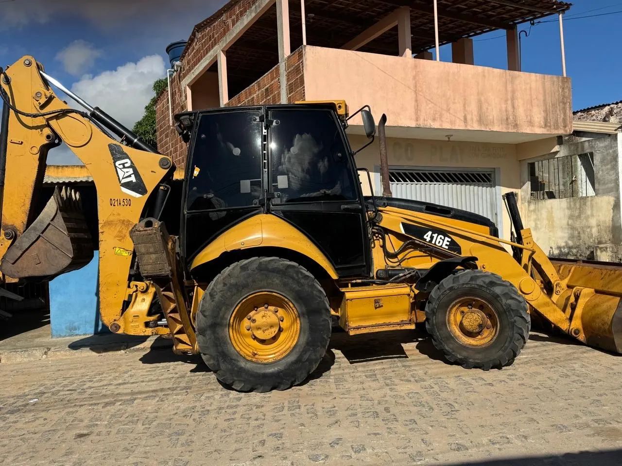 Retroescavadeira Cat 416E - Foto 6