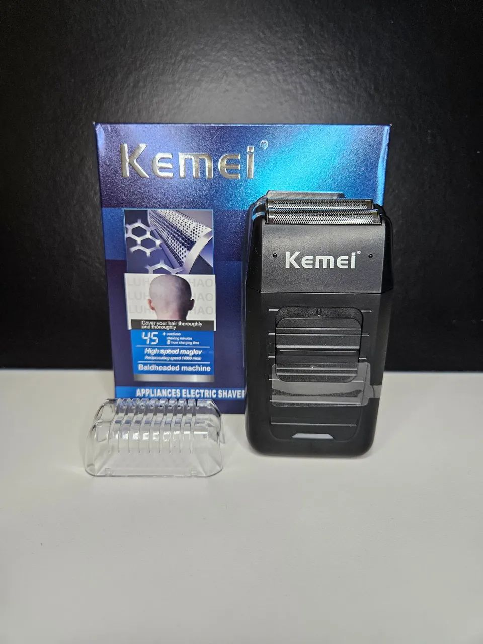 Shaver profissional kemei barbeador 