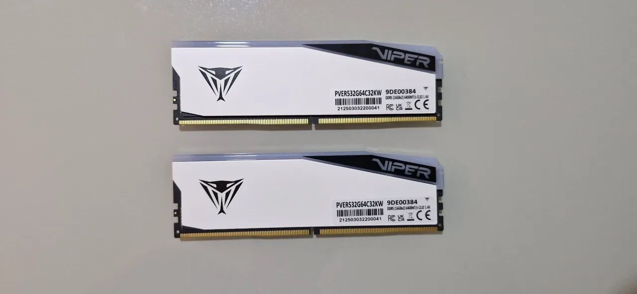 Memória ram ddr5 2x16gb Patriot Viper argb 6400mhz cl32 - Foto 2