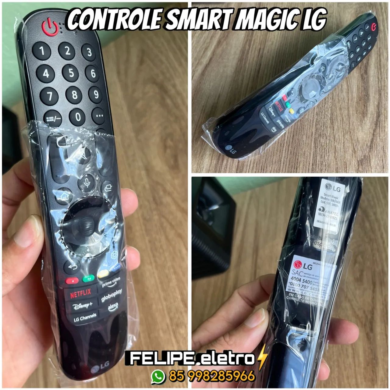 Controle Smart Magic LG Original novo 