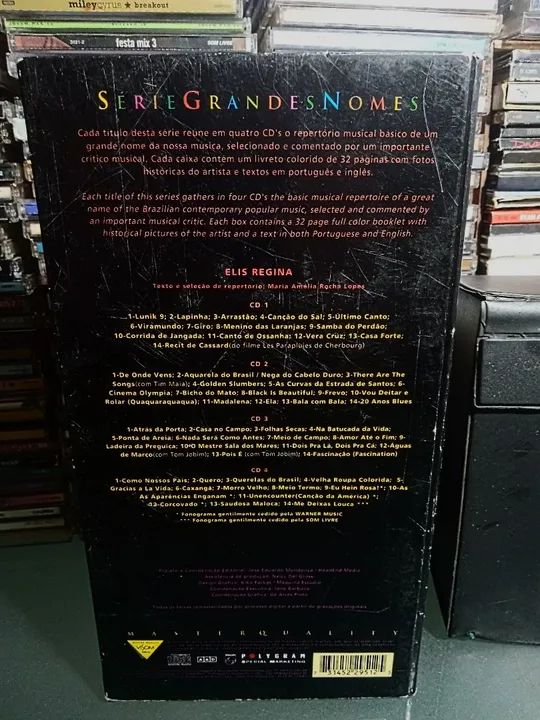 Cds Elis Regina Série Grandes Nomes Box Com 4 Discos  - Foto 2