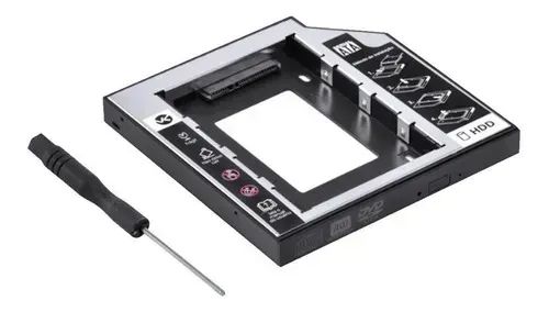 Adaptador Caddy Para Hd/ssd 12.7mm Ac-127 Notebook Universal - Foto 4