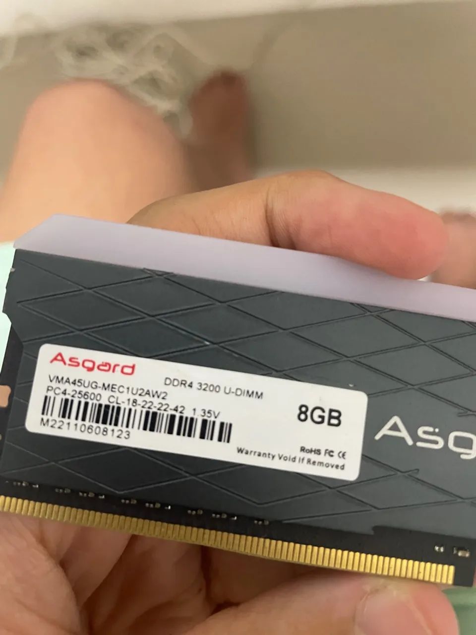 Memória RAM Asgard 16GB DDR4 3200MHz - Foto 2