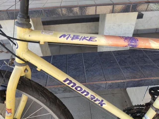 Bicicleta Monark M-Bike aro 26 - aros cromados - colecionador  - Foto 2