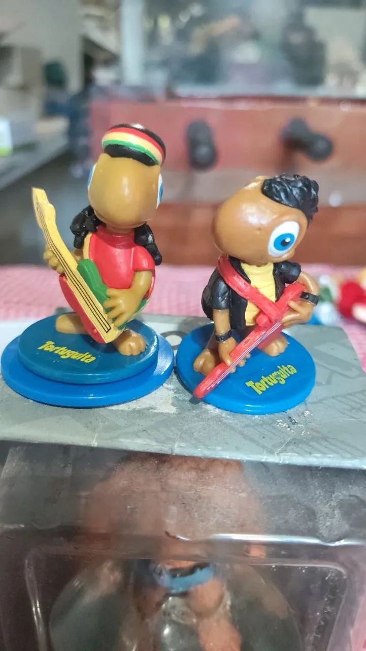 Bonecos Tortuguita colecionáveis anos 90 - Foto 4